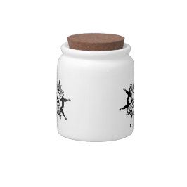 Pirate Mason Jar Porseleinen Snoeppot