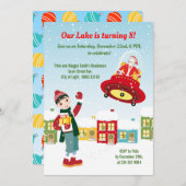 Pirate Meisje Schatkaart Leuk Verjaardagsfeest Kaart (Voorkant / Achterkant)