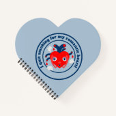 Pirate Meisje Schatkaart Leuk Verjaardagsfeest Notitieboek (Voorkant)