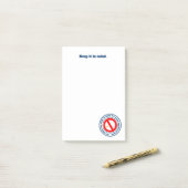 Pirate Meisje Schatkaart Leuk Verjaardagsfeest Post-it® Notes (Op bureau)