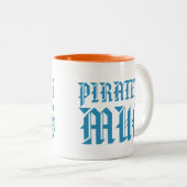 Pirate mok | Fun Humor Slogan Kinder Mok (Voorkant rechts)