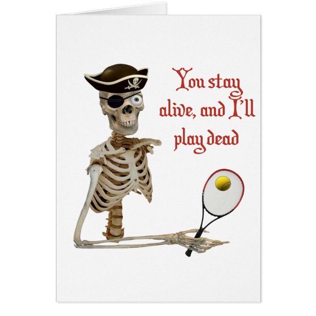 Pirate mort de tennis de jeu (Devant)