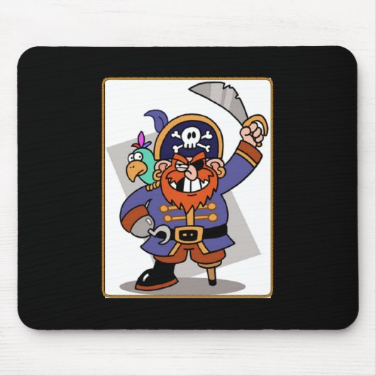 Pirate Mousepad Muismat (Voorkant)