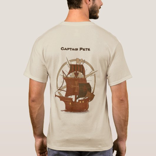 Pirate Mystery Ship T-shirt (Achterkant)