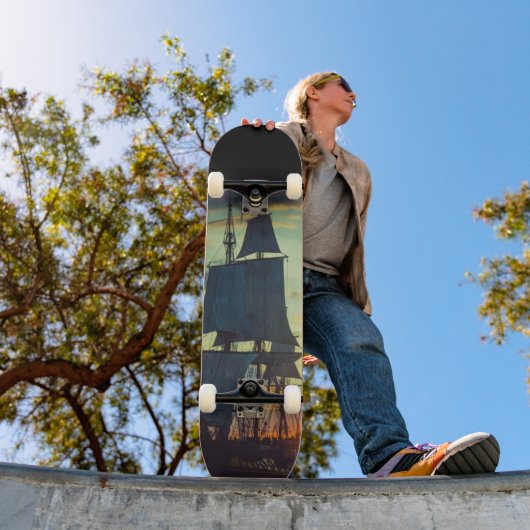 PIRATE NAVIRE PHOTOGRAPHIE SKATEBOARD DECK (Extérieur 1)