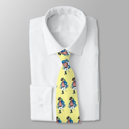 Pirate Necktie - Cream Stropdas (Gebonden)