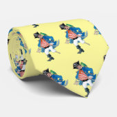 Pirate Necktie - Cream Stropdas (Opgerold)