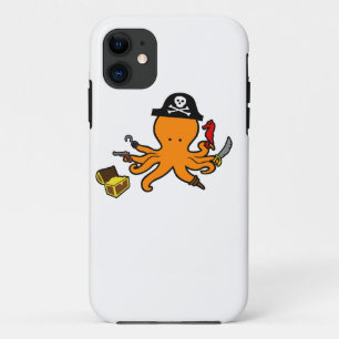 Pirate Octopus iPhone 11 Hoesje