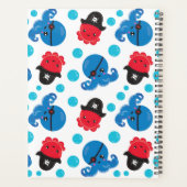 Pirate Octopus, Motif Octopus, Mer, Votre Nom (Dos)