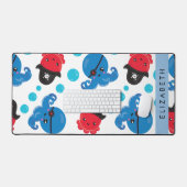 Pirate Octopus, Motif Octopus, Mer, Votre Nom (Clavier et souris)