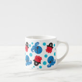 Pirate Octopus, Octopus Pattern, Zee Animals Espresso Kop (Rechts)