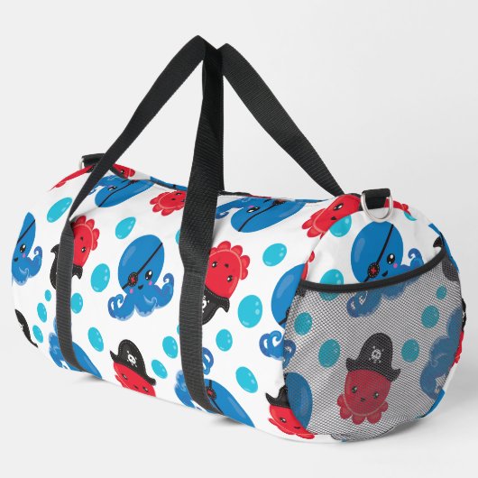 Pirate Octopus, Octopus Pattern, Zee Animals Plunjezak (Rechterhoek)