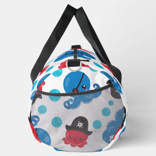 Pirate Octopus, Octopus Pattern, Zee Animals Plunjezak (Rechts)