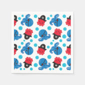 Pirate Octopus, Octopus Pattern, Zee Animals Servet (Voorkant)
