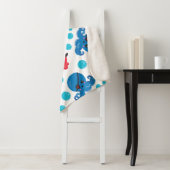 Pirate Octopus, Octopus Pattern, Zee Animals Sherpa Deken (In situ)