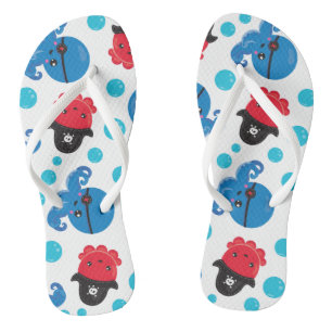 Pirate Octopus, Octopus Pattern, Zee Animals Teenslippers