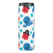 Pirate Octopus, Octopus Pattern, Zee Animals Thermosbeker (Achterkant)