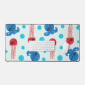 Pirate Octopus, Pirate Jellyfish, Zee Animals Bureaumat (Keyboard & Muis)