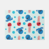 Pirate Octopus, Pirate Jellyfish, Zee Animals Deurmat (Voorkant)