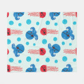 Pirate Octopus, Pirate Jellyfish, Zee Animals Fleece Deken (Voorkant (Horizontaal))
