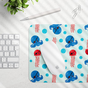 Pirate Octopus, Pirate Jellyfish, Zee Animals Muismat