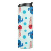 Pirate Octopus, Pirate Jellyfish, Zee Animals Thermosbeker (Gedraaid links)