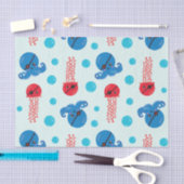 Pirate Octopus, Pirate Jellyfish, Zee Animals Tissuepapier (Craft)