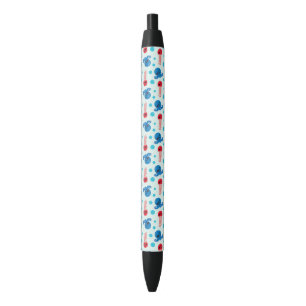 Pirate Octopus, Pirate Jellyfish, Zee Animals Zwarte Inkt Pen