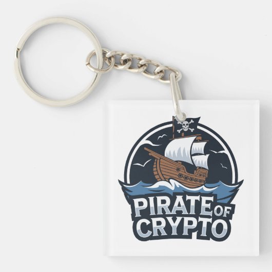 Pirate of Crypto Sleutelhanger (voorkant)