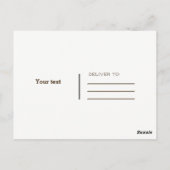 Pirate Old  schatkaart Briefkaart (Achterkant)