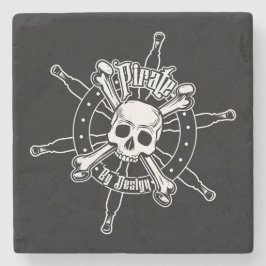Pirate Onderzetter Stone