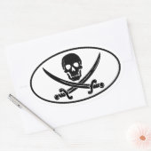 Pirate Ovale Sticker (Envelop)