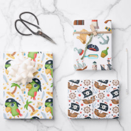 Pirate Pack papier voor verpakkingsdoeleinden Inpakpapier Vel