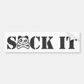 Pirate Panda Bumpersticker (Voorkant)