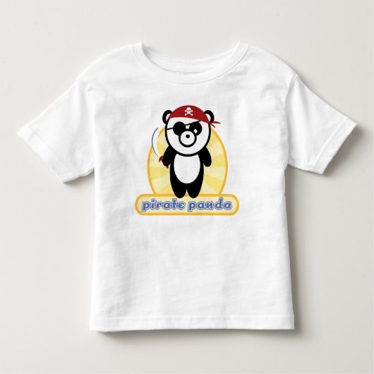 Pirate Panda Kinder T-shirt (Voorkant)