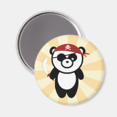 Pirate Panda Magnet (Recto/Verso)