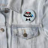 Pirate Panda Ronde Button 5,7 Cm (In situ)