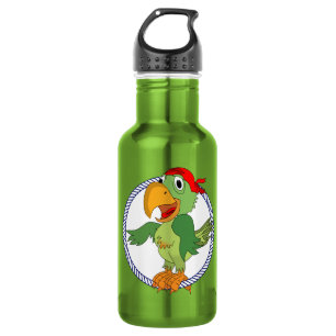 Pirate Parrot Nautical Waterfles