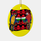 PIRATE PARROTS KERAMISCH ORNAMENT (Rechts)