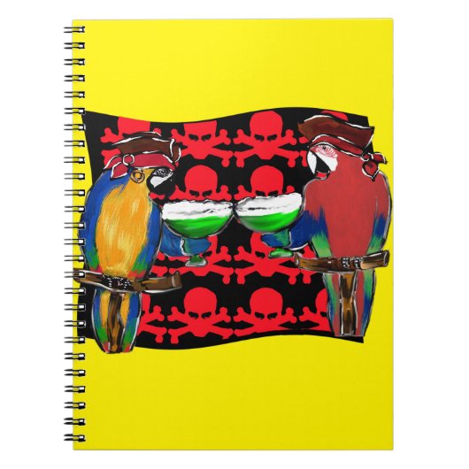 Pirate Parrots Notitieboek (Voorkant)