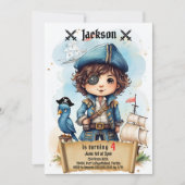 Pirate Party Anniversaire Invitation (Devant)