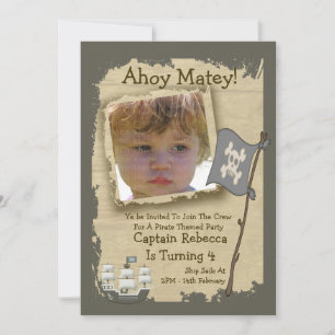 Pirate Party Faire-part