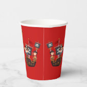 Pirate Party gepersonaliseerde papieren beker (Rechts)