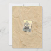 Pirate Party Invitation Kaart (Achterkant)