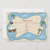 Pirate Party Invitation Kaart (Voorkant)