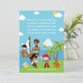 Pirate Party - Invitations d'anniversaire personna (Debout devant)