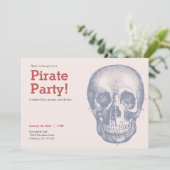 Pirate Party Kaart (Staand voorkant)