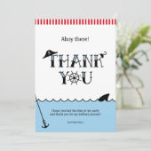 Pirate Party Merci Carte de note (Debout devant)