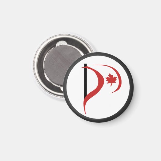 Pirate Party of Canada Magnet (Recto/Verso)