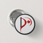 Pirate Party of Canada Ronde Button 3,2 Cm (Voorkant /achterkant)